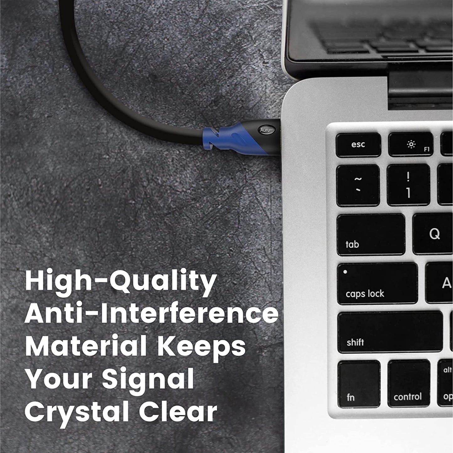 4K HDMI Cable 50Ft Long, 4K@60Hz High Speed HDMI Cord with Ethernet, Supports UHD Resolution, ARC, 3D, CL3 Certified - Compatible with HDTV, PC, Laptop, PS3, Xbox, Blu-Ray